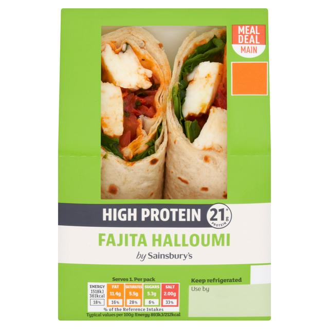 Sainsbury's High Protein Fajita Halloumi Wrap