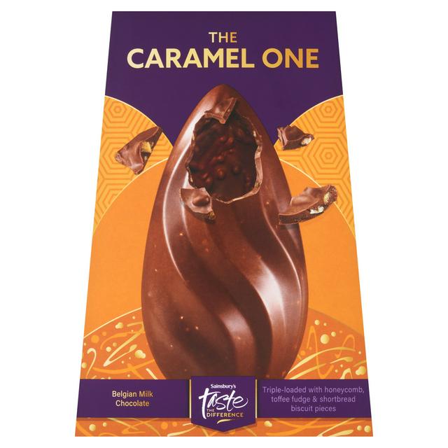 Sainsbury's Extra Large the Caramel One Belgian Milk Chocolate, Taste the Difference 230g