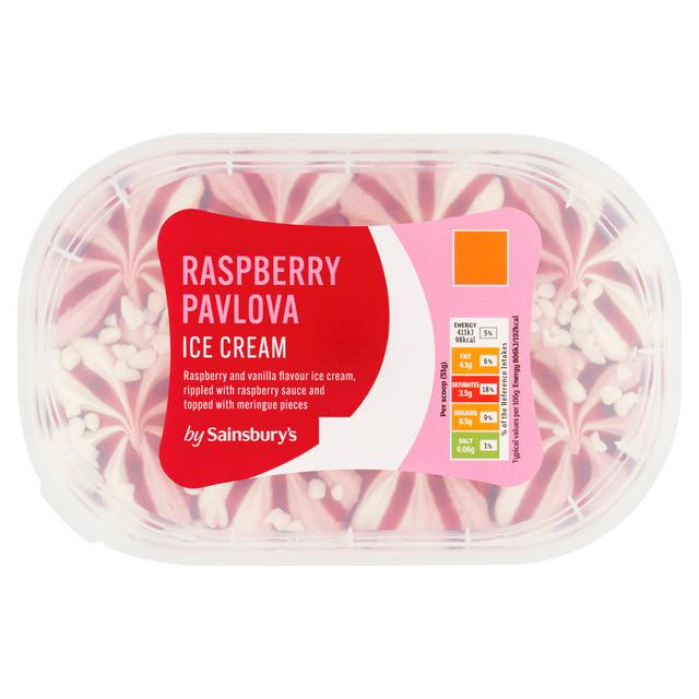 Sainsbury's Raspberry Pavlova Ice Cream 900ml