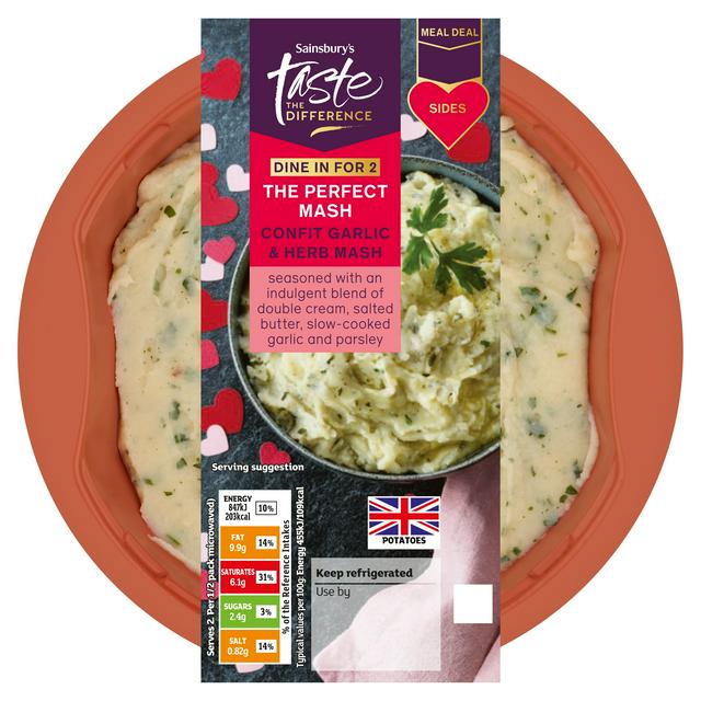 Sainsbury's 400g Confit Garlic & Herb Mash, Taste the Difference