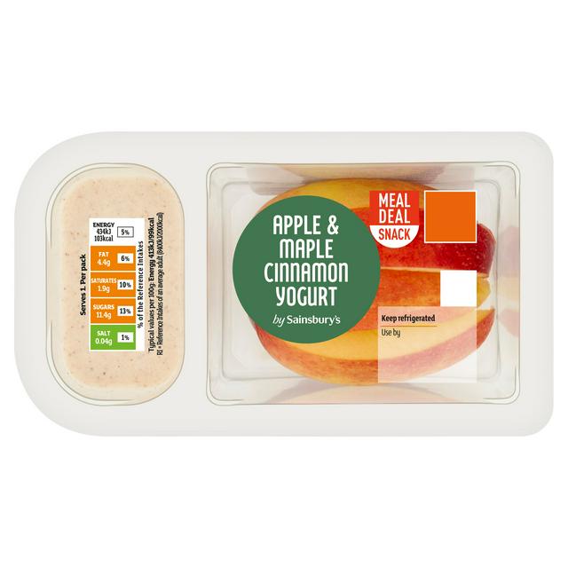 Sainsbury's 105g Apple & Maple Cinnamon Yogurt