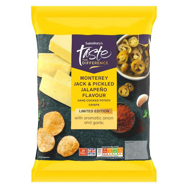 Sainsbury's Taste the Difference Limited Edition Monterey Jack & Pickled Jalapeño Flavour 150g