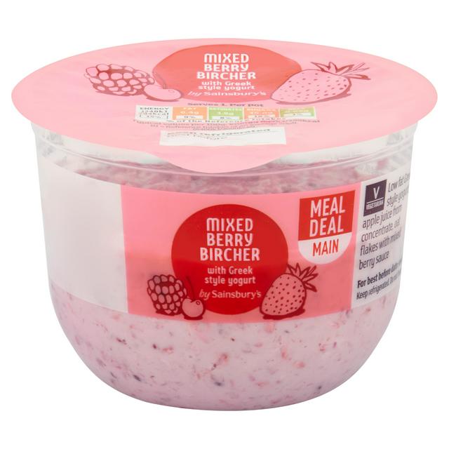 Sainsbury's 190g Mixed Berry Bircher with Greek Style Yogurt