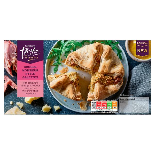 Sainsbury's 260g Croque Monsieur Style Galettes, Taste the Difference