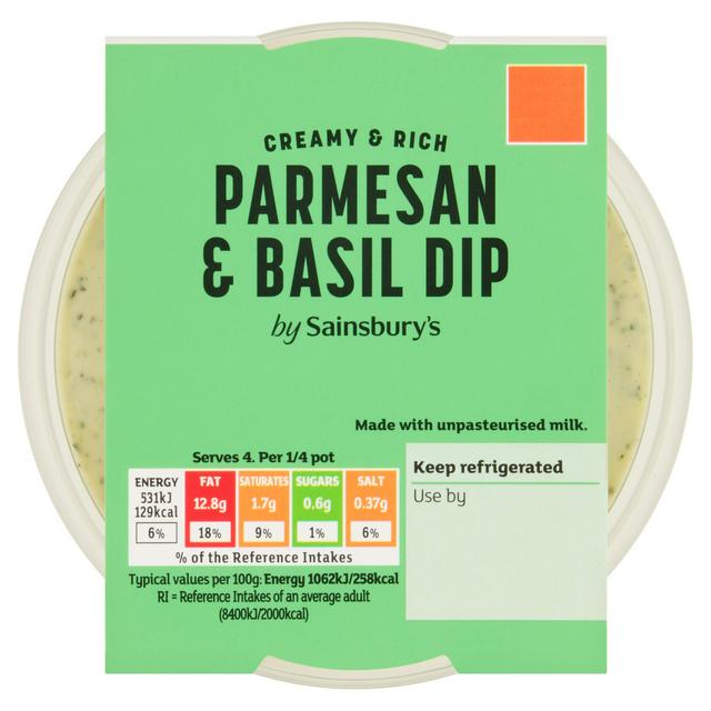 Sainsbury's 200g Parmesan & Basil Dip