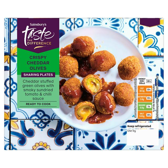 Sainsbury's Taste the Difference Crispy Cheddar Olives 155g