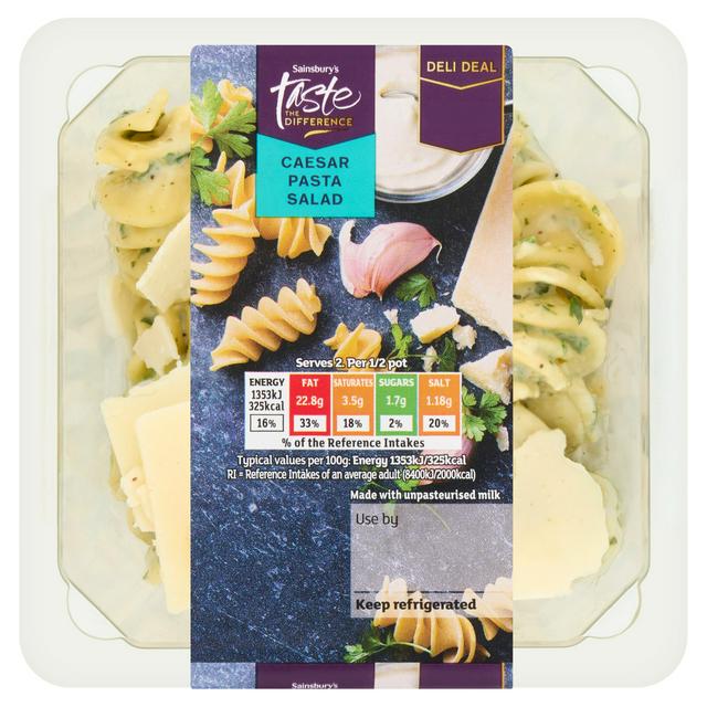 Sainsbury's Taste the Difference Caesar Pasta Salad 200g