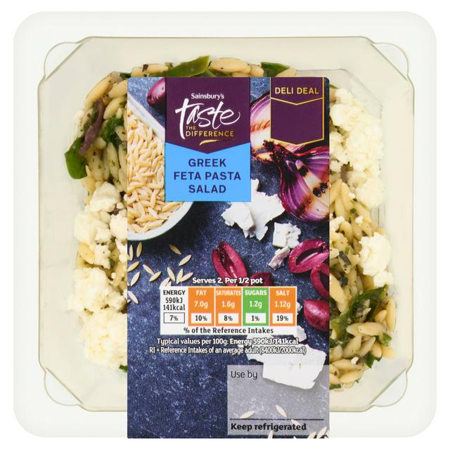 Sainsbury's 200g Greek Feta Pasta Salad, Taste the Difference