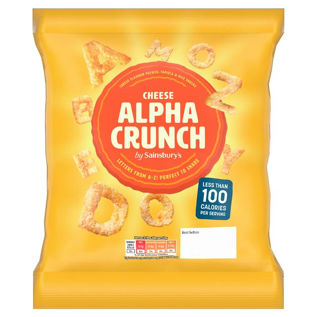 Sainsbury's 80g Cheese Alpha Crunch Chips