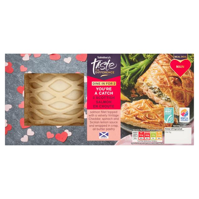Sainsbury's 2 Scottish Salmon En Croute, Taste the Difference 380g