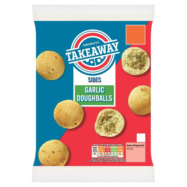 Sainsbury's Takeaway 165g Sides Garlic Doughballs