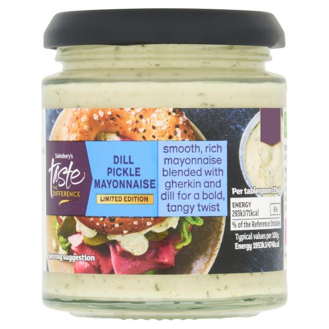 Sainsbury's Taste the Difference Limited Edition Dill Pickle Mayonnaise 180g