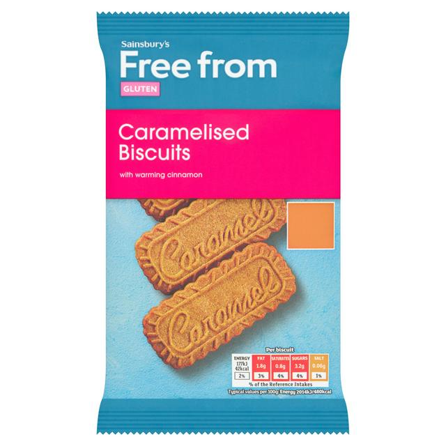 Sainsbury's Free From 141g Caramelised Biscuits