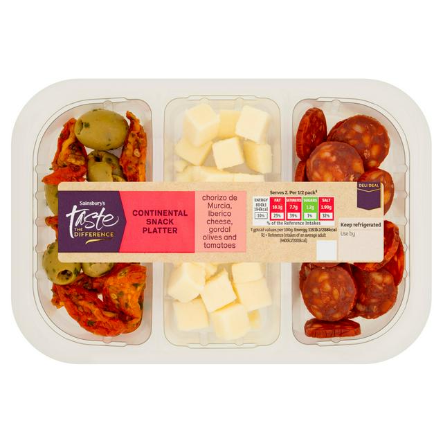 Sainsbury's Taste the Difference Continental Snack Platter 135g
