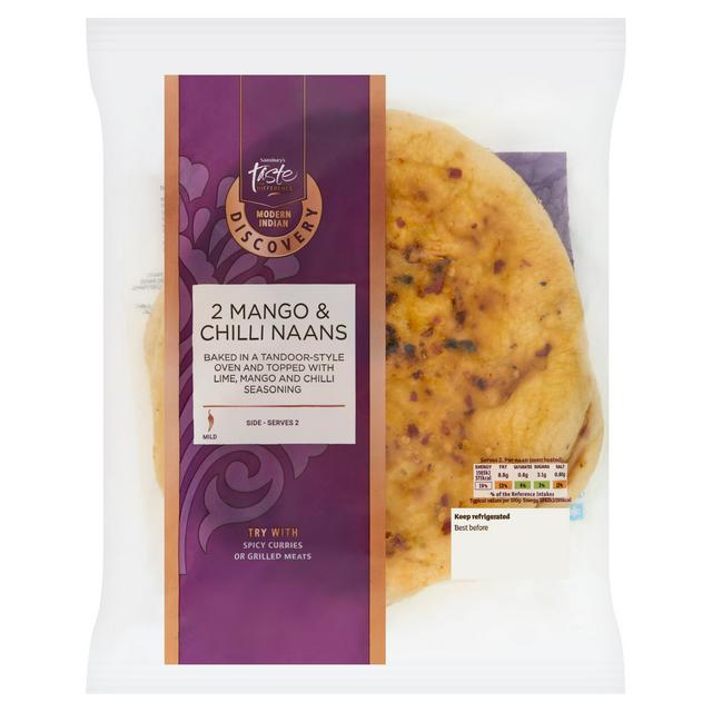 Sainsbury's Taste the Difference 2 Mango & Chilli Naans