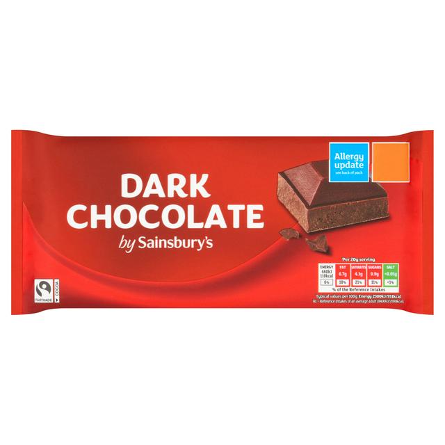 Sainsbury's Dark Chocolate 180g