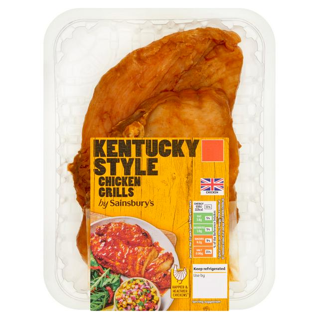 Sainsbury's Kentucky Style Chicken Grills 360g