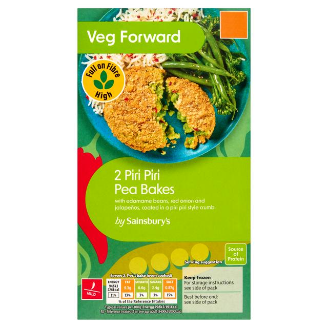 Sainsbury's 2 Piri Piri Pea Bakes 250g