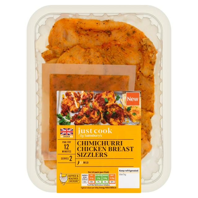 Sainsbury's Just Cook 350g Chimichurri Chicken Breast Sizzlers