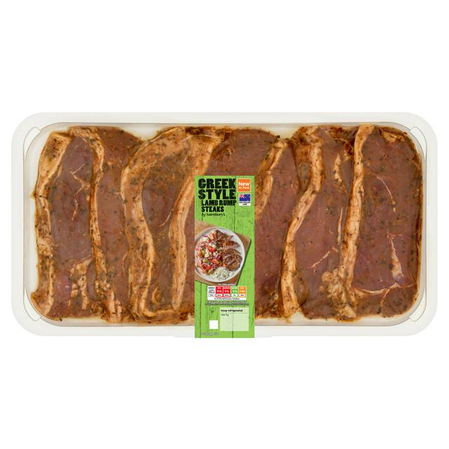 Sainsbury's 680g Greek Style Lamb Rump Steaks