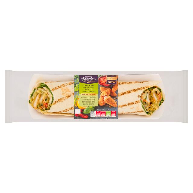 Sainsbury's Taste the Difference Limited Edition Chicken Caprese Pesto Tortilla Wrap