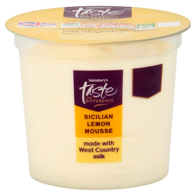 Sainsbury's Taste the Difference Sicilian Lemon Mousse 100g