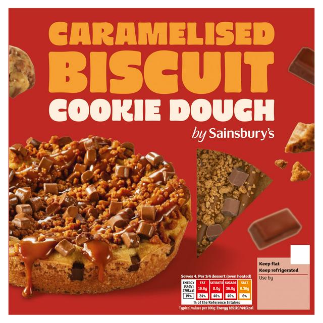 Sainsbury's Loaded 335g Caramelised Biscuit Cookie Dough