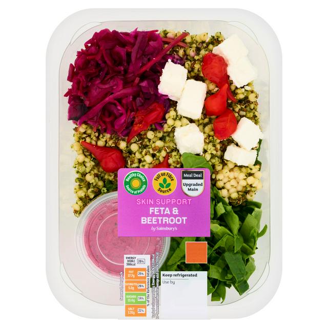 Sainsbury's Skin Support Feta & Beetroot 285g