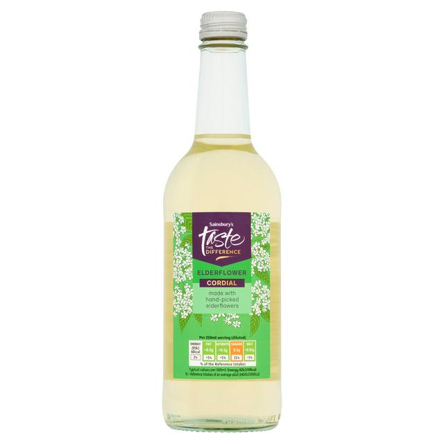 Sainsbury's 500ml Elderflower Cordial, Taste the Difference