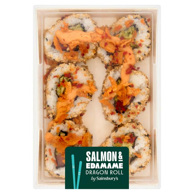 Sainsbury's Salmon & Edamame Dragon Roll
