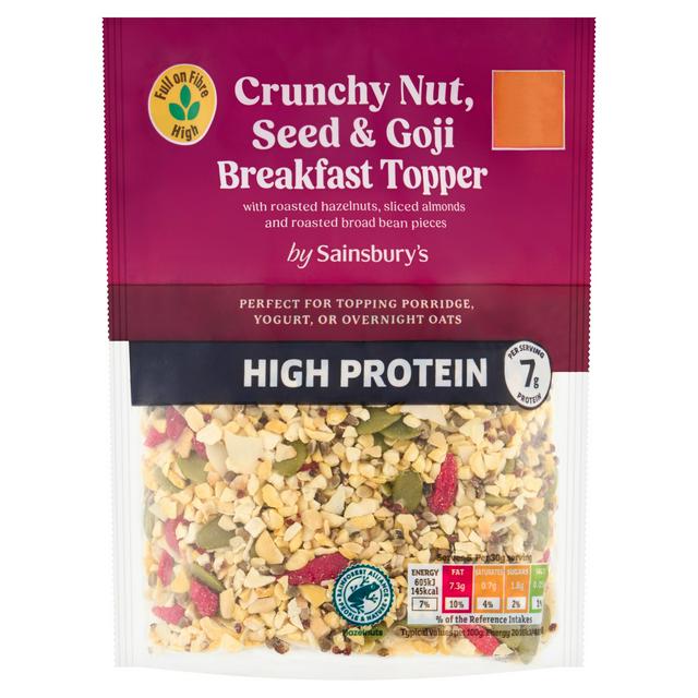 Sainsbury's 150g Crunchy Nut, Seed & Goji Breakfast Topper