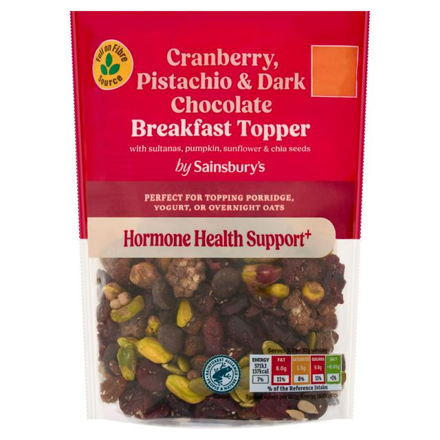 Sainsbury's 150g Cranberries, Pistachio & Chocolate Breakfast Topper