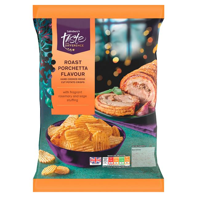 Sainsbury's 150g Porchetta with Rosemary & Sage Crisps, Taste the Difference
