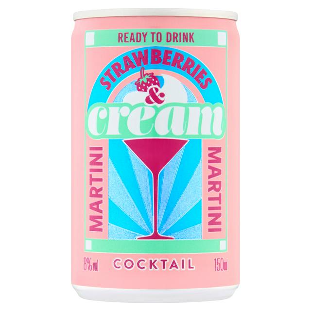 Martini 150ml Strawberries & Cream Cocktail
