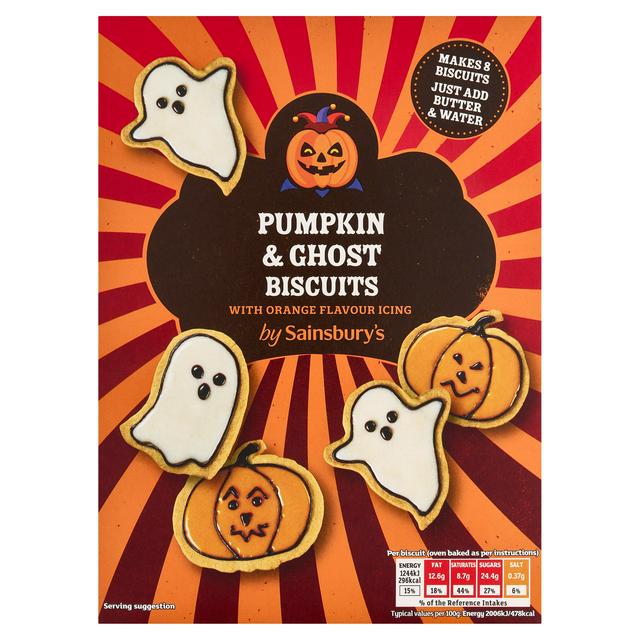 Sainsbury's 380g Pumpkin & Ghost Biscuit Kit