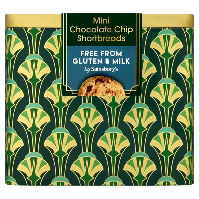 Sainsbury's Free From 250g Mini Chocolate Chip Shortbreads