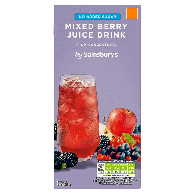 Sainsbury's 1L Mixed Berry Juice Drink