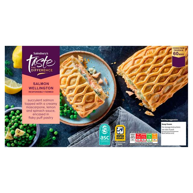 Sainsbury's 725g Salmon Wellington, Taste the Difference