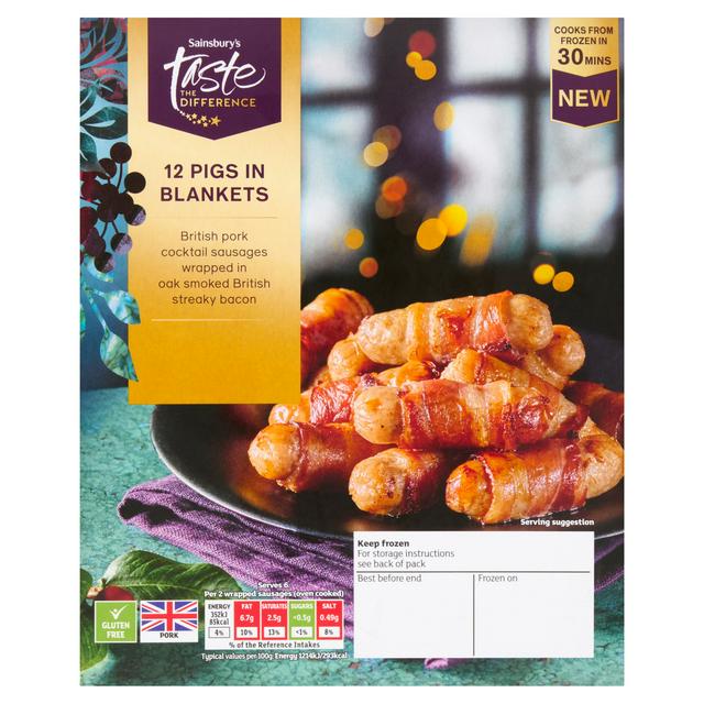 Sainsbury's 240g Pigs in Blankets, Taste the Difference