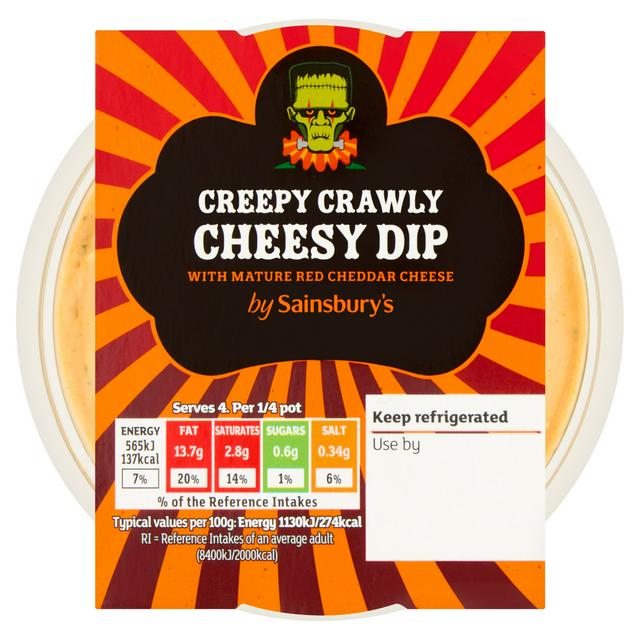 Sainsbury's 200g Creepy Crawly Cheesy Dip with Mature Red Cheddar Cheese