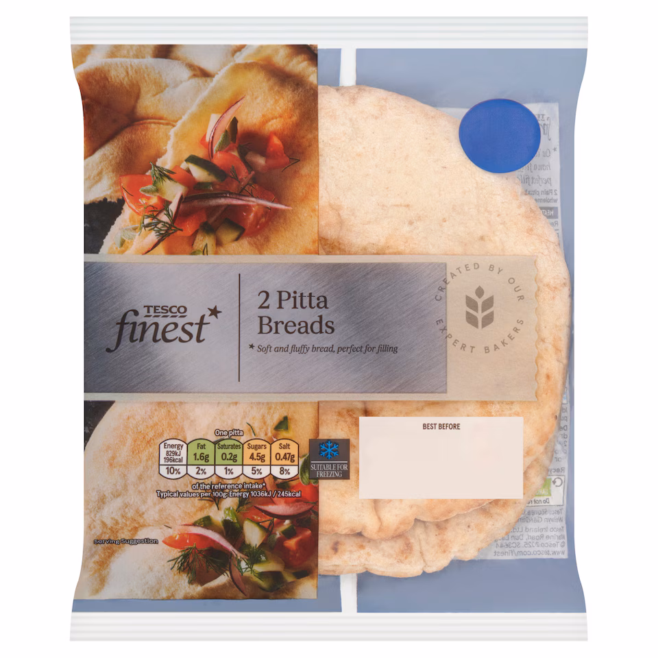 Tesco Finest Pitta 2x80g