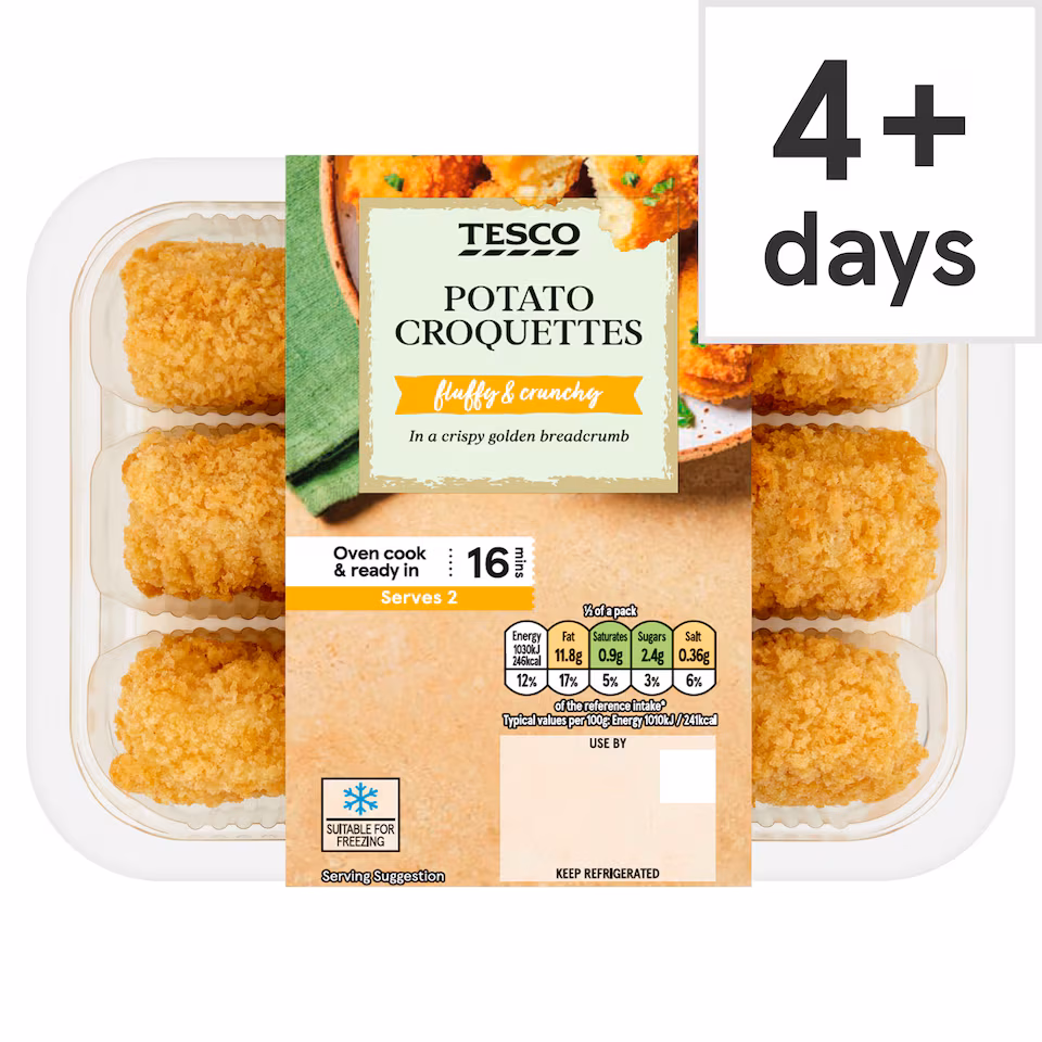 Tesco Potato Croquettes 220g