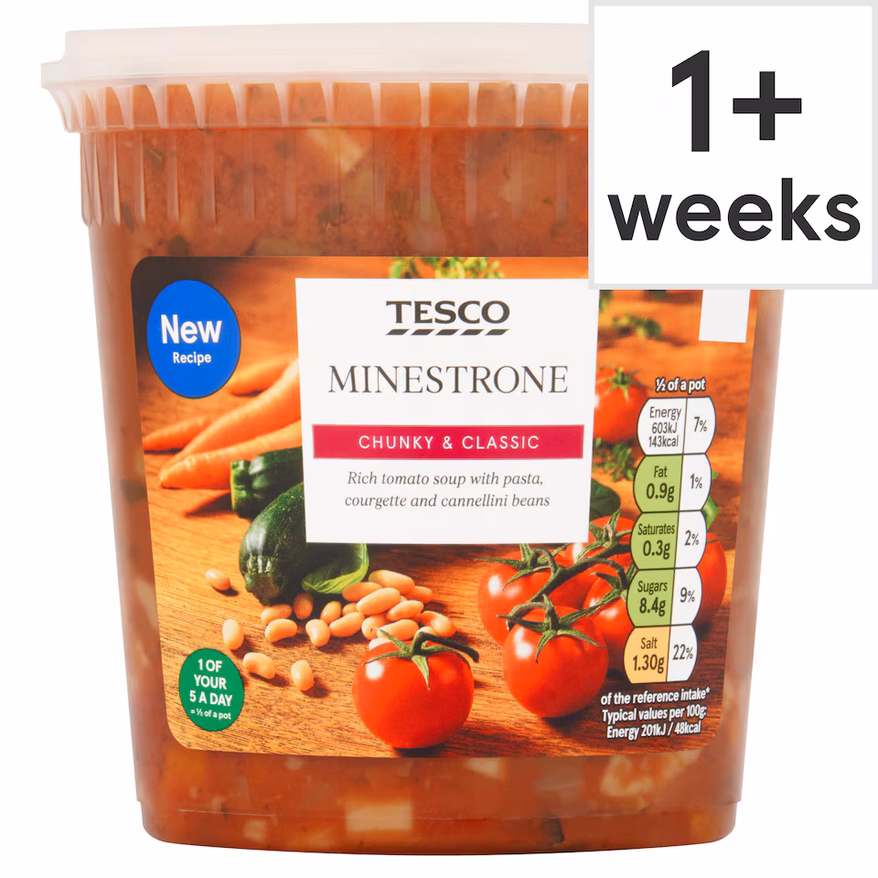 Tesco Minestrone Soup 600g