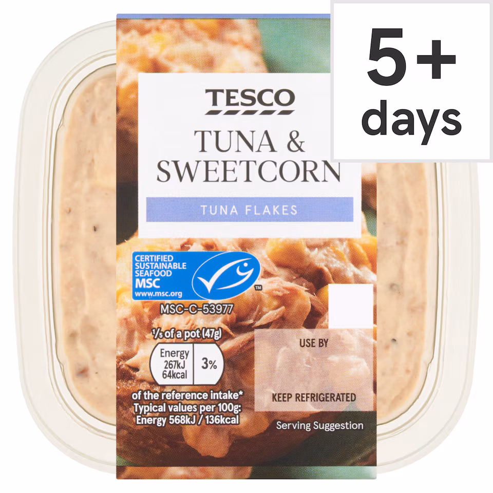 Tesco Tuna & Sweetcorn 235g