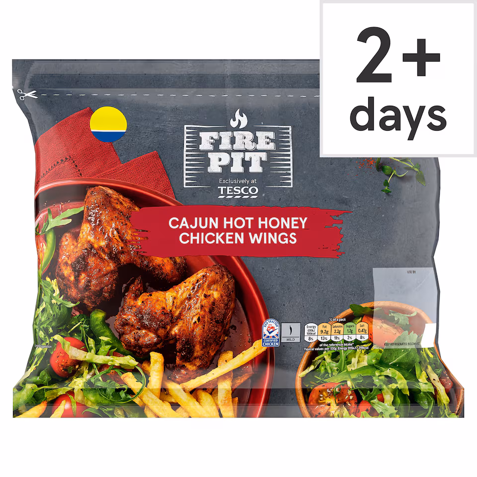 Fire Pit Cajun Hot Honey Wings 900g