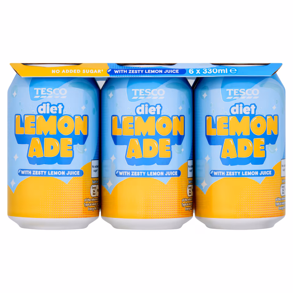 Tesco Diet Lemonade 6x330ml