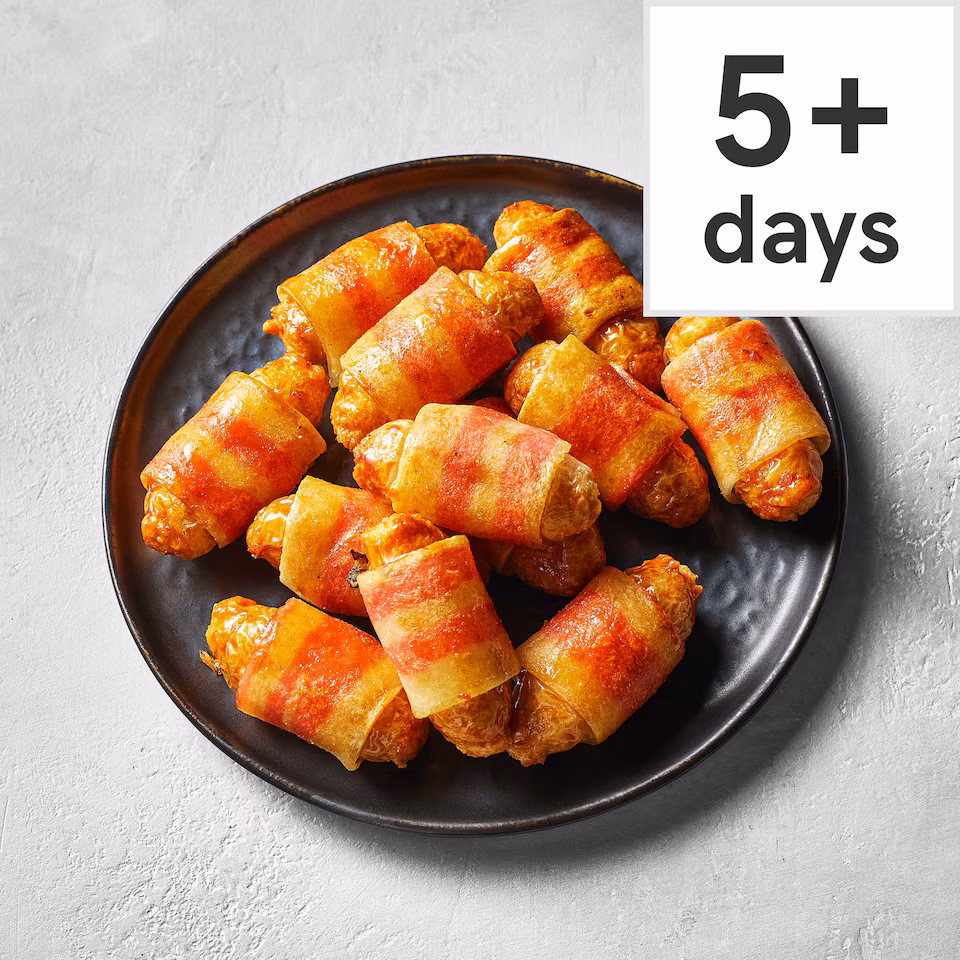 59. Tesco Plant Chef 12 Meat-Free Bangers in Blankets 250g (Serves 6)