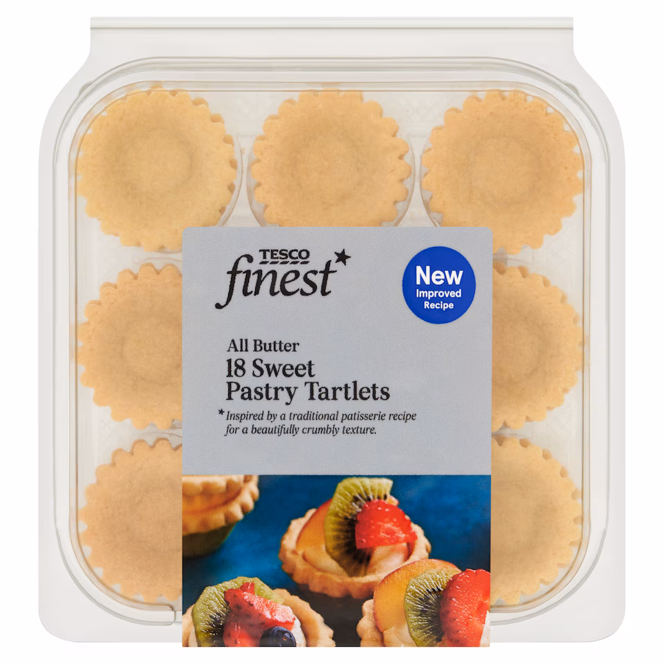 Tesco Finest All Butter Mini Tartlets 108g