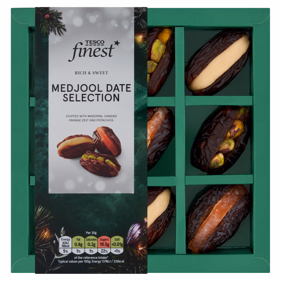 Tesco Finest Medjool Date Tray 185g