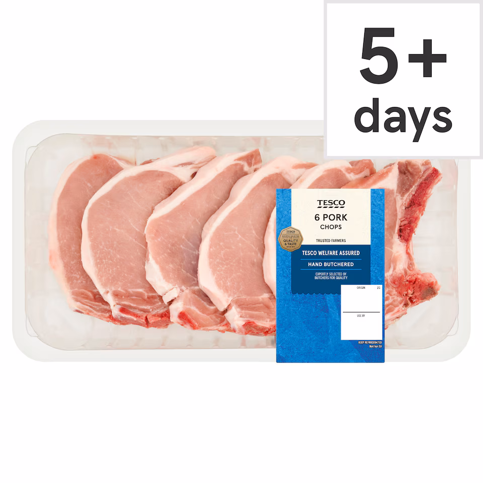 Tesco Pork Chops 1kg